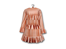 {amiable}Mesh Tiered Frilly Short One-piece_vermilion