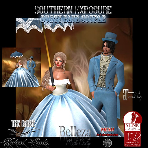 (o)(o)TBNL~Southern Exposure~Dusty Blue Couple