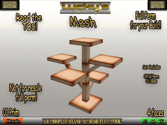 .:LD:. Display Stand 02 Mesh FULL PERM:.