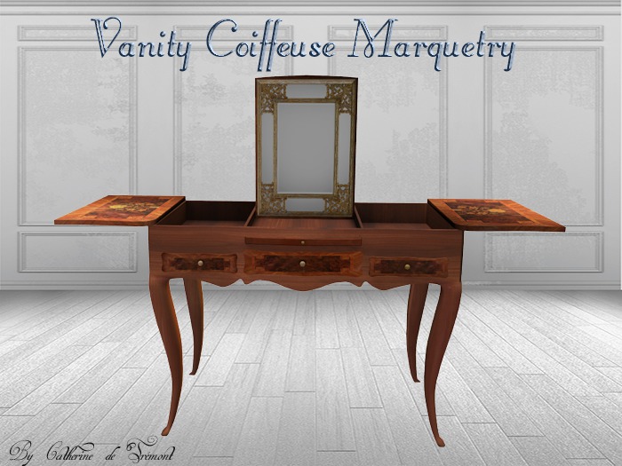 *CdT* Coiffeuse Marqueterie18e