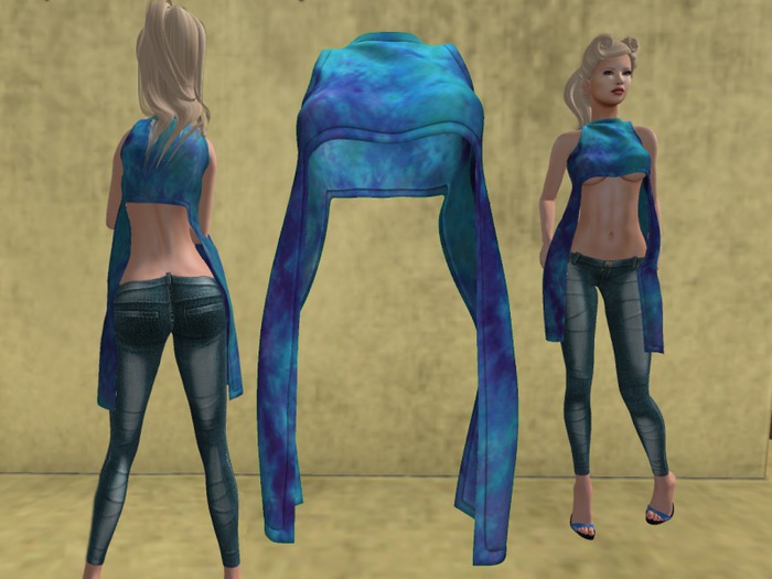 Transparent Blue Stella Shirt