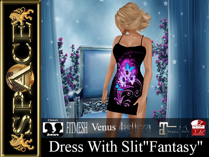 Dress With Slit "Fantasy"