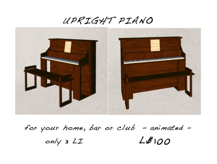 upright piano