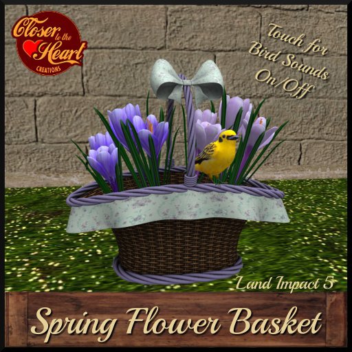 Spring Flower Basket-Crocus