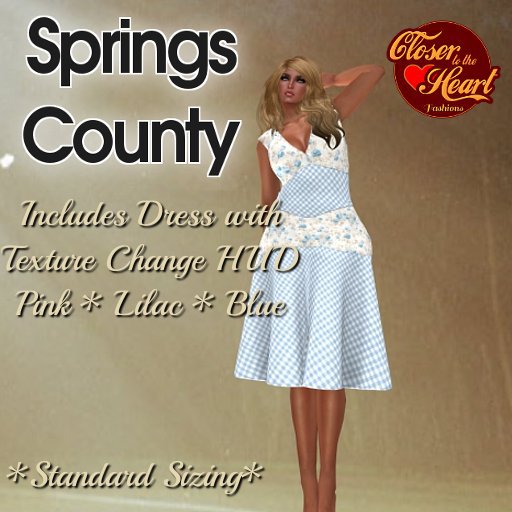 Springs County Dress w/HUD***
