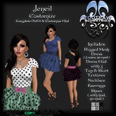 [FPI] Jeneil Customize - Complete Feminine versatile Outfit with Dress, Jewelry, shoes & customize Hud