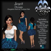 [FPI] Jeneil Oceans - Complete Feminine versatile Outfit with Dress, Jewelry, shoes & customize Hud