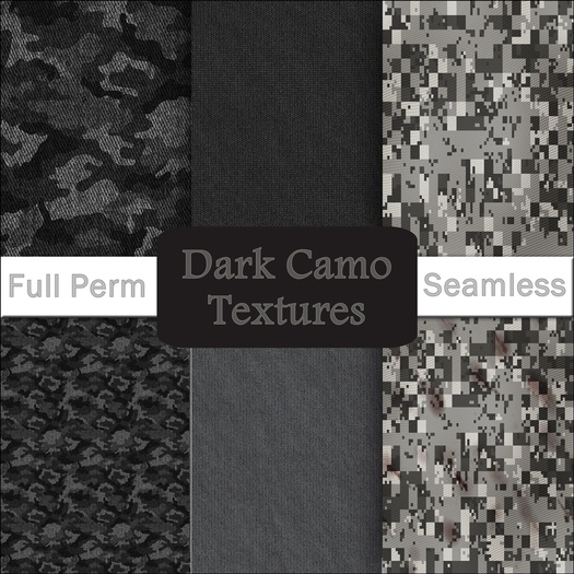 Dark Camo Seamless Textures