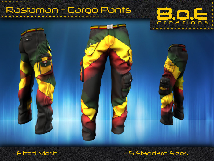 BOE - DEMO - Rastaman Cargo Pants
