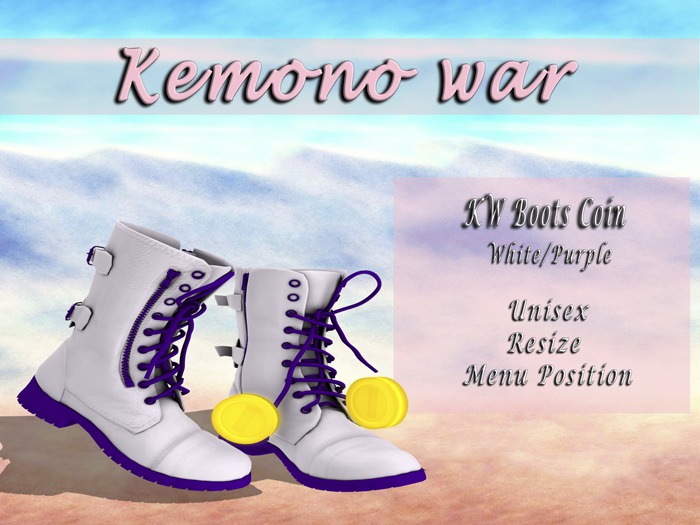 Boots - Colorful Details Coin Mario <Purple>
