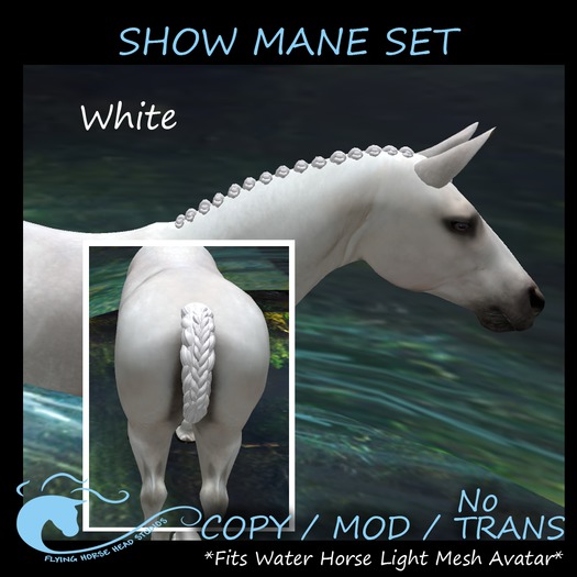 ~FHHS~ Show Mane - White