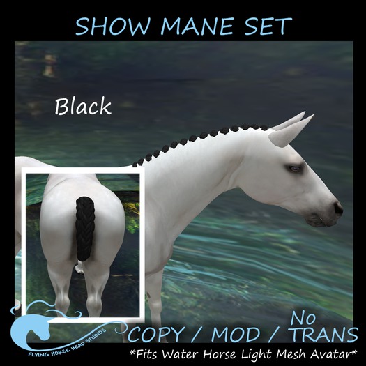 WHML Show Mane - Black