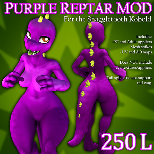 Purple Reptar MOD for the Snaggletooth Kobold (BOX)