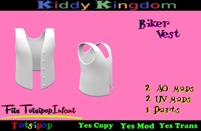 (KK) Infant Biker Vest Box