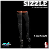 SIZZLE HIGH BOOTS SLINKS HOURGLASS