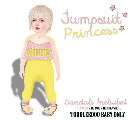 [PinguinhoStore] Jumpsuit Princess - Baby (BOX)