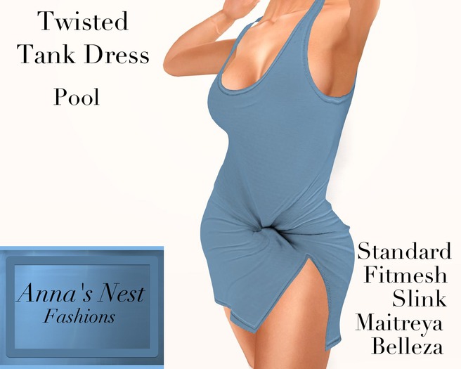 AN Twisted Tank Dress Pool