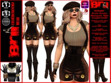 **IPOEMA BROWN VERSION STEAMPUNK STYLE COMPLET OUTFIT **