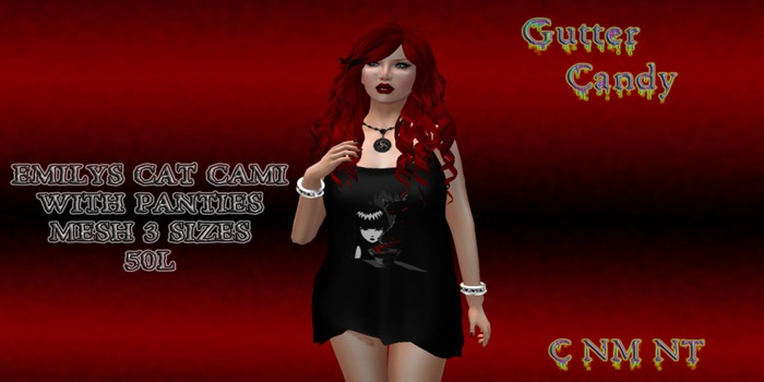 GC Emilys Cat Cami Set (boxed)