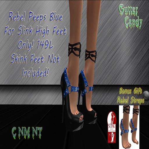 GC Rebel Peeps Blue Slink High