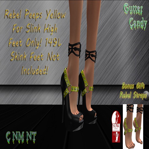 GC Rebel Peeps Yellow Slink High