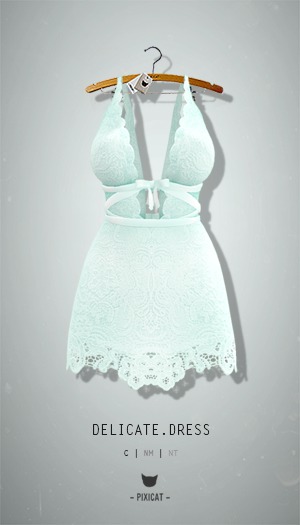 -Pixicat- Delicate.Dress (Mint)