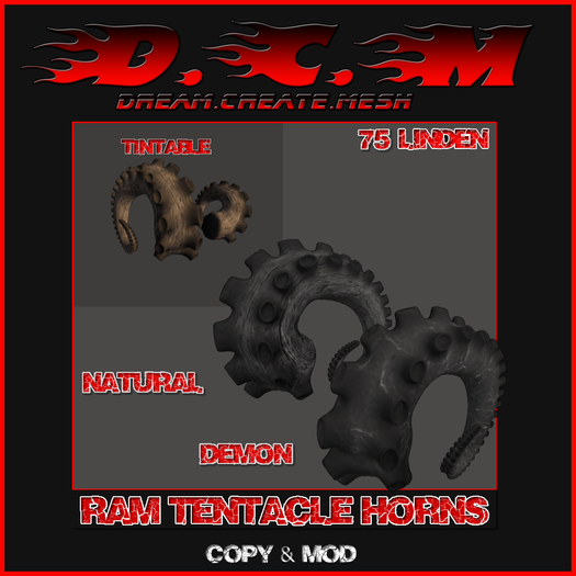 ~ D.C.M ~ [Tentacle Ram Horns]