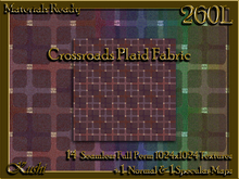 Crossroads Plaid Fabric Seamless Textures
