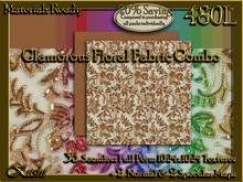 !Kushi! GlamorousFloralCOMBO Textures -WEAR TO UNPACK