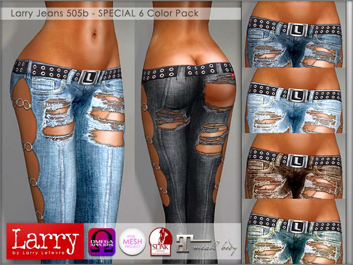 LARRY JEANS - Jeans 505b - 6 Color Pack