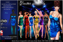 -Lamu Fashion-Dress *Dance with Me* BLUE !DISCOUNT!