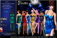 -Lamu Fashion-Dress *Dance with Me* GREEN !DISCOUNT!