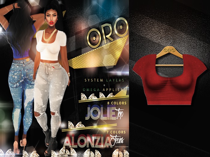 ORO - Jolie Top - Red
