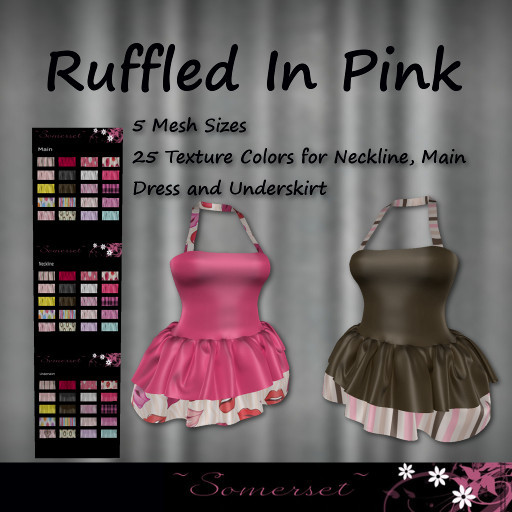 ~Somerset~ Ruffled In Pink DEMO