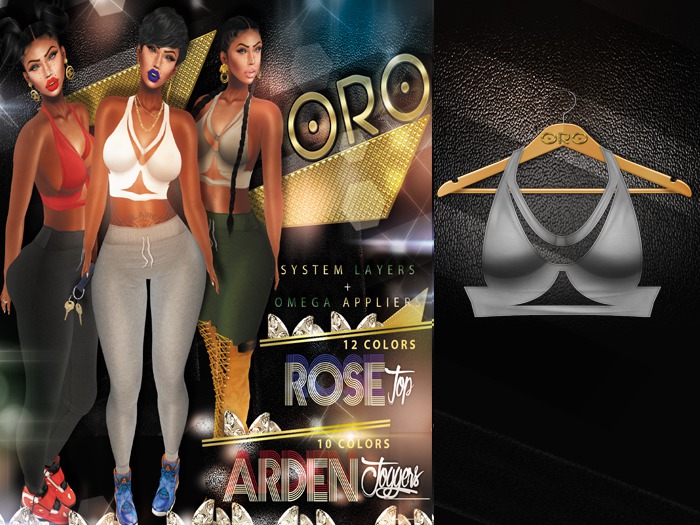 ORO - Rose Top - Light Grey