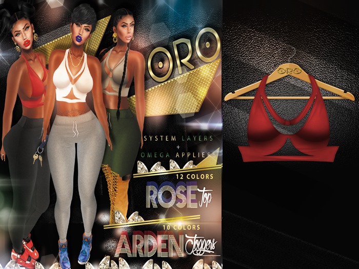 ORO - Rose Top - Passion Red