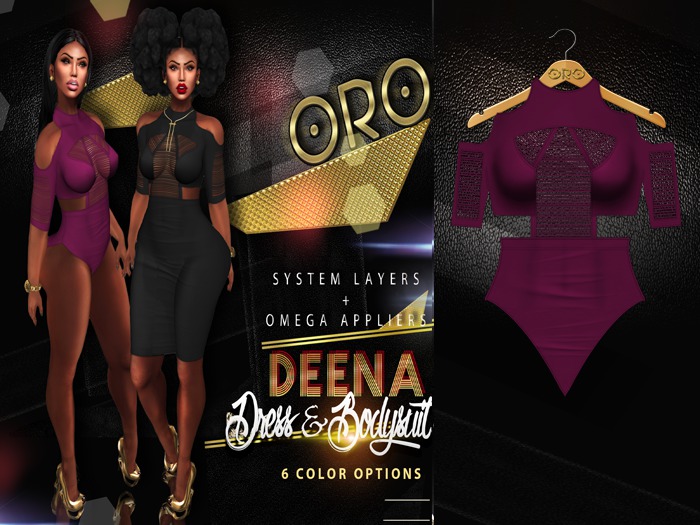 .ORO. Deena Bodysuit - Raspberry - Shopping Hud (WEAR)