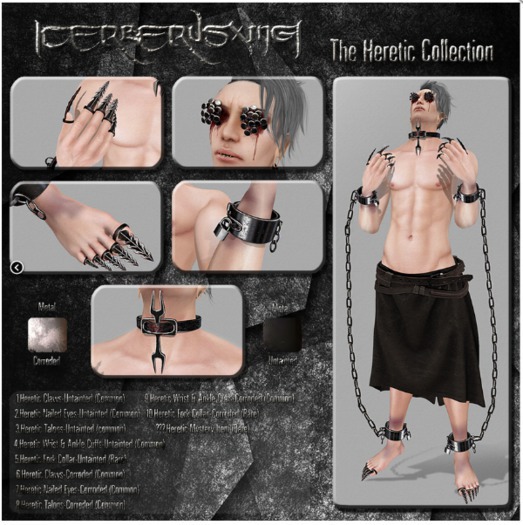 [CX] Heretic Nails (Corroded)