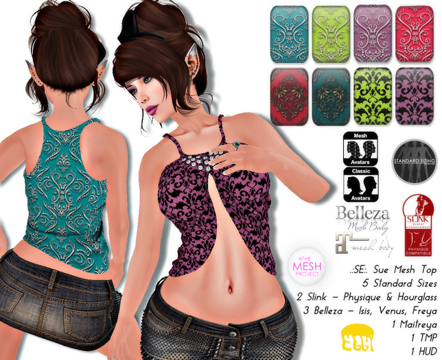 .:SE:. Sue Top - Mesh PROMO