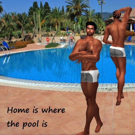 (BB design) Netting Bathing Shorts White (wear me)