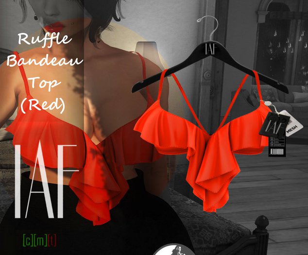 IAF Ruffle Bandeau Top (DEMO)