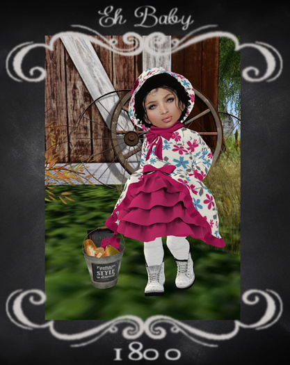 Eh Baby Second Life Marketplace - EH Baby ~ 1800's Fancy Dress 5 Outfit