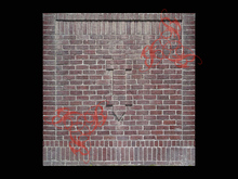 High Resolution Seamless Ornamental Weathered Red Brick Wall Panel w full perm Texture