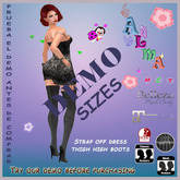 STRAP OFF DRESS DEMO