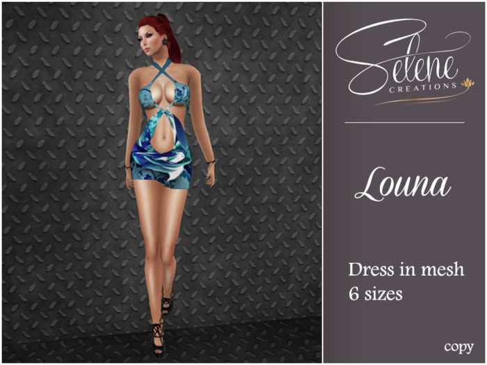[Selene Creations] Louna Blue Flowers