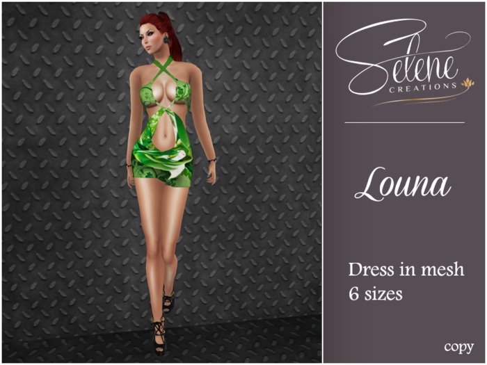 [Selene Creations] Louna Green Flowers