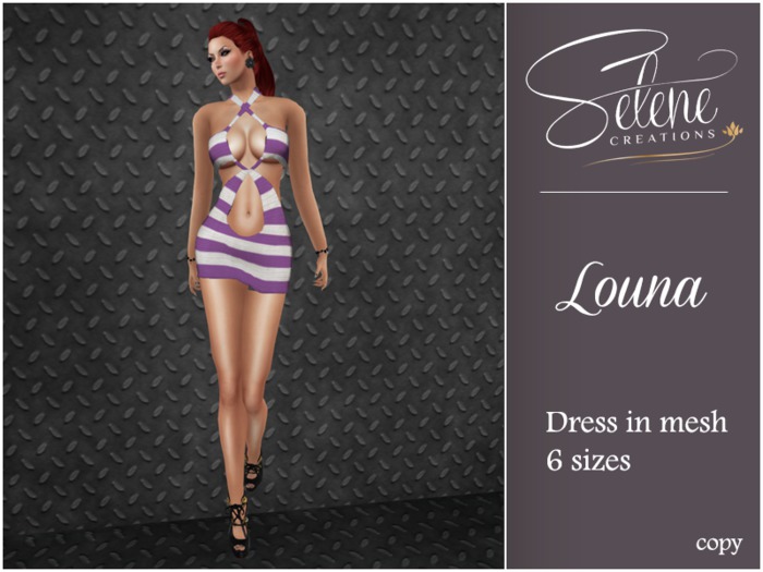 [Selene Creations] Louna Rayures Purple