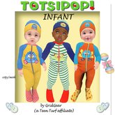 TOTSIPOP! Monster Feetie Jammies Infant