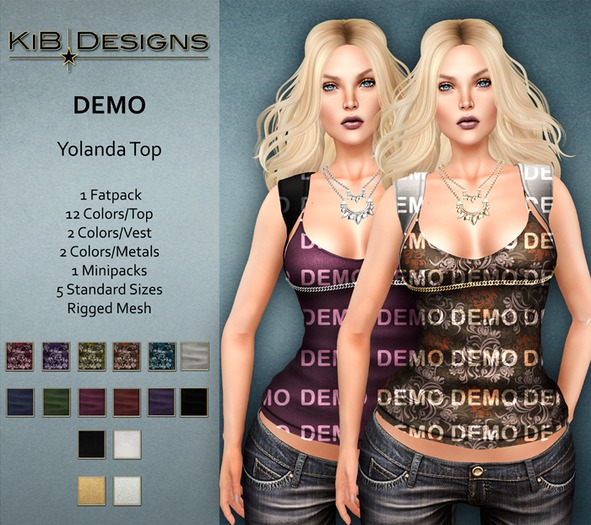 KiB Designs - Yolanda Top DEMO
