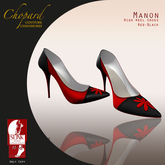*Chopard Couture* Manon High Heel Shoes Red-Black (Slink M)